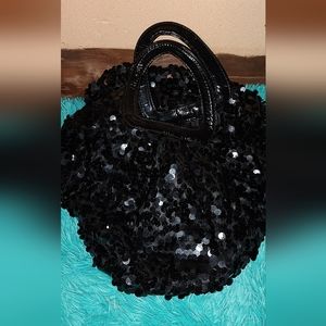 Black sequin bag!